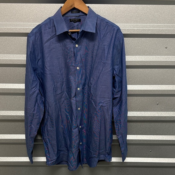 Banana Republic Other - Banana Republic Men’s CAMDEN‎ FIT Non Iron Dress Shirt XL 17-17.5 Office Preppy